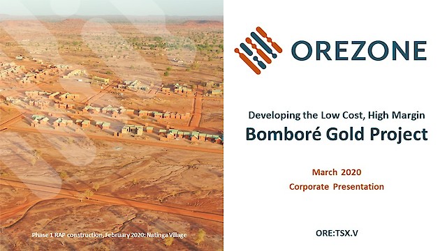 Orezone Corporate Presentation March 2020